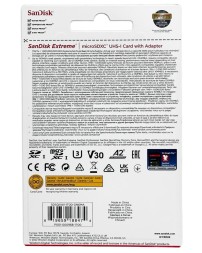 micro SDXC карта памяти SanDisk 1TB Extreme Pro UHS-II (190 Mb/s) SDSQXAV-1T00-GN6MA + SD адаптер