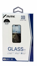 Защитное стекло i-Phone 17 6.3" Anank 3D Curved Clear Прозрачное