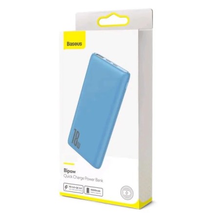  Powerbank Baseus Bipow PD3.0 + QC3.0 18W 10000mAh PPDML-03 синий