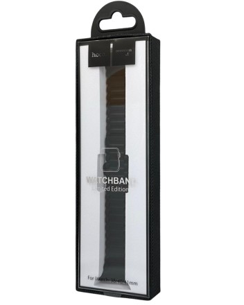  Сменный ремешок для Apple Watch 38/40/41мм Hoco WA06 черный