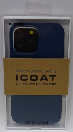 Накладка для i-Phone 13 Pro Max K-Doo iCoat силикон синяя