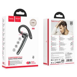 Bluetooth-гарнитура Hoco S19 BT5.0/6ч черная