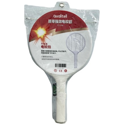  Электрическая мухобойка Qualitell Electric Mosquito Swatte C1 Lite белая