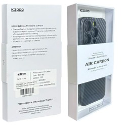 Накладка для i-Phone 15 Pro K-Doo Air Carbon пластик черная