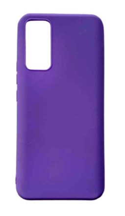  Накладка для Huawei P40 Silicone cover фиолетовая
