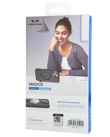  Накладка для i-Phone 16 Pro Max Keephone Magico MagSnap черный