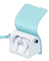 Беспроводные наушники TWS Haylou Lady Bag T87 38mAh/ANC/IPX4 голубые