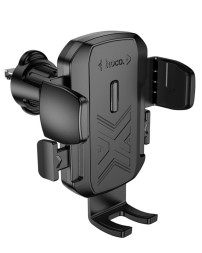 Держатель в автомобиль в воздуховод Hoco H64 с зажимом черный