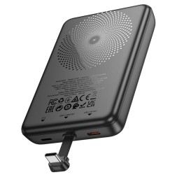 Powerbank магнитный Hoco J133A 10000mAh 2C черный