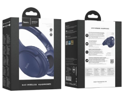 Стереонаушники Bluetooth полноразмерные Hoco W40 BT5.3/200mAh/7ч синие