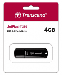 USB флеш накопитель Transcend 4GB JetFlash 350 черный