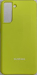 Накладка для Samsung Galaxy S21/S30 Silicone cover желтая