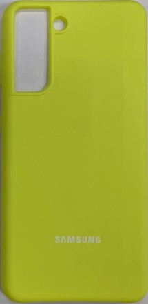  Накладка для Samsung Galaxy S21/S30 Silicone cover желтая