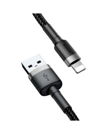  Usb Кабель-зарядка Lightning Baseus Cafule 3м (CALKLF-RG1) черный