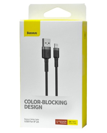  Usb Кабель-зарядка Lightning Baseus Cafule 3м (CALKLF-RG1) черный