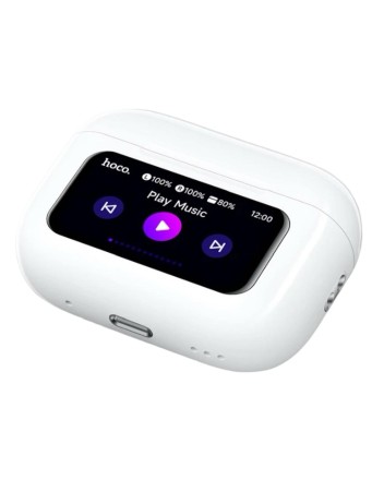  Беспроводные наушники Hoco EW72 Lite в кейсе с сенсорным экраном белые