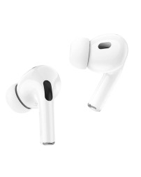 Беспроводные наушники Hoco EW72 Lite в кейсе с сенсорным экраном белые