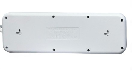  Сетевой фильтр Yemstza 2500W-10A(Max) 10 розеток+4USB+1USB-C 2м. белый