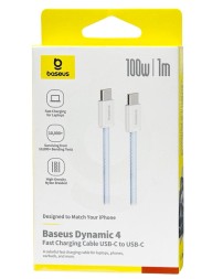 Кабель-зарядка Type-C на Type-C Baseus Dynamic 4 Series 100W 1м (P10381400311-00) голубой