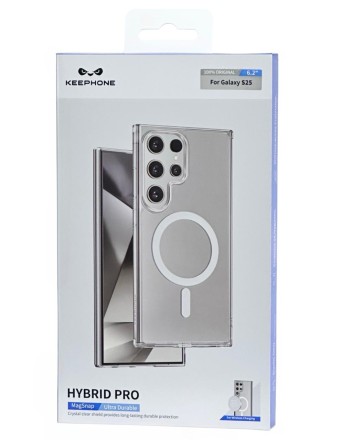  Накладка для Samsung Galaxy S25 Keephone Hybrid Pro прозрачный