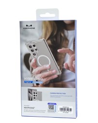 Накладка для Samsung Galaxy S25 Keephone Hybrid Pro прозрачный