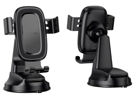  Держатель в автомобиль на торпеду Borofone BH130 с зажимом черный