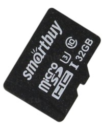 micro SDHC карта памяти Smartbuy 32GB Class 10 PRO UHS-I(U3) R/W:90/80 MB/s (с адаптером SD)