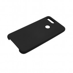 Чехол-накладка для Xiaomi Mi 8 Lite силикон матовый чёрный