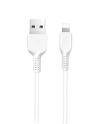Usb Кабель-зарядка Lightning Hoco X20 Flash 2.0A 3м силиконовый белый