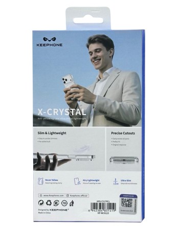  Накладка для i-Phone 17 Pro Keephone X-Crystal MagSnap прозрачный
