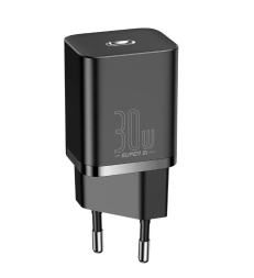 Сетевое зар. устр. Baseus Super Si Quick Charger 1C 30W EU CCSUP-J01 черное