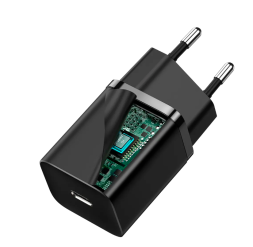 Сетевое зар. устр. Baseus Super Si Quick Charger 1C 30W EU CCSUP-J01 черное