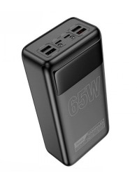 Powerbank Hoco DB81A 50000mAh 4USB/2C 65W с дисплеем и фонариком черный