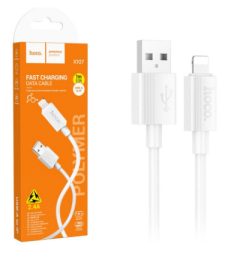 Usb Кабель-зарядка Lightning Hoco X107 1м 2.4A белый