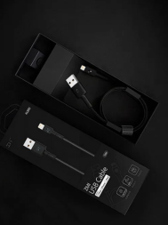 Usb Кабель-зарядка ZMI Apple Lightning MFi AL803/AL805 100 cm черный
