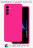  Накладка для Samsung Galaxy A54 5G Silicone cover ярко-розовая