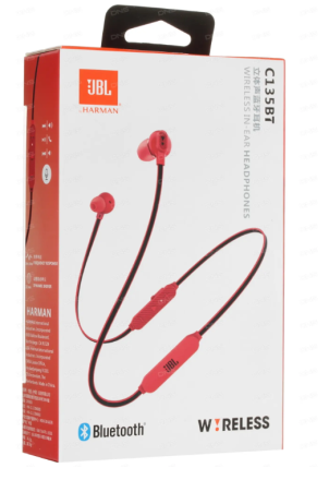  Беспроводные наушники TWS JBL C135BT красный