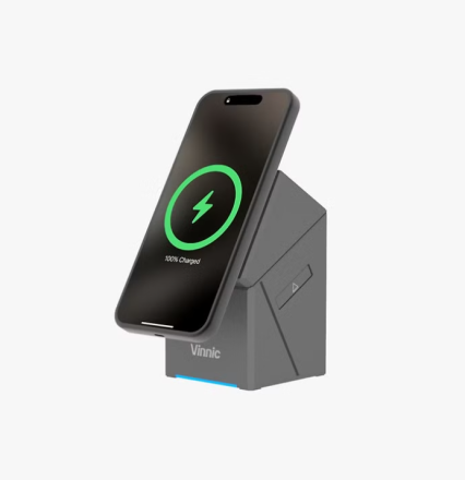  Беспроводное зарядное устройство 3в1 Maxco Geometry MW11 15W серое