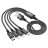  Usb Кабель-зарядка Hoco X76 4в1 Micro/ 2 Lightning/Type-C 1м черный
