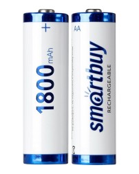Аккумулятор NiMh Smartbuy AA/2BL 1800 mAh (24/240) (SBBR-2A02BL1800)
