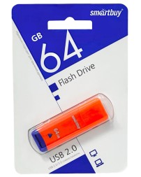 USB флеш накопитель Smartbuy 64GB Easy SB064GBEO оранжевый