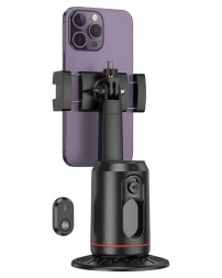 Настольный штатив для смартфона с функцией слежения 360° Hoco K23 черный