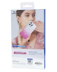 Накладка для i-Phone 16 Pro Keephone Lillian MagSnap розовый