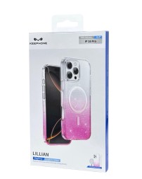 Накладка для i-Phone 16 Pro Keephone Lillian MagSnap розовый