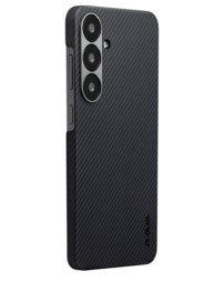 Накладка для Samsung Galaxy S25 Pitaka Ultra Slim Case черно-серая