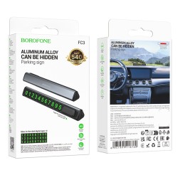 Парковочная карта Borofone FC3 металлическая 