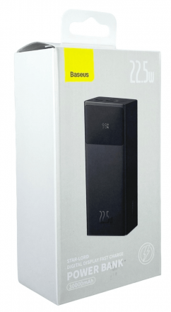 Powerbank Baseus Star-Lord Digital Display 30000mAh 22.5W PPXJ060101 черный