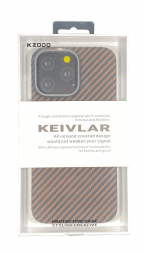 Накладка для i-Phone 14 Pro Max K-Doo Kevlar пластик бронзовая