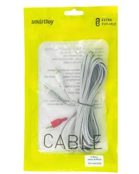 Кабель AUX 3.5мм (папа) - 2xRCA (папа) Smartbuy (KA-315-150) 5м