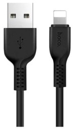 Usb Кабель-зарядка Lightning Hoco X20 Flash 2.0A 3м силиконовый черный